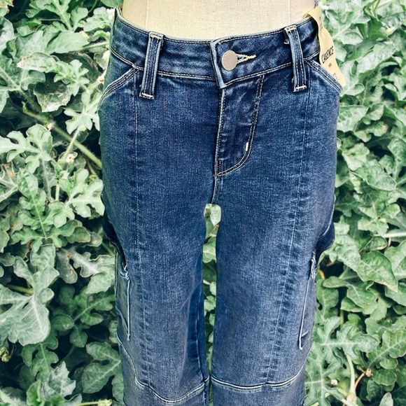 NWT L’AGENCE ‘Patton’ Skinny Cargo Jeans in “Solway” Size 23 - Picture 5 of 16